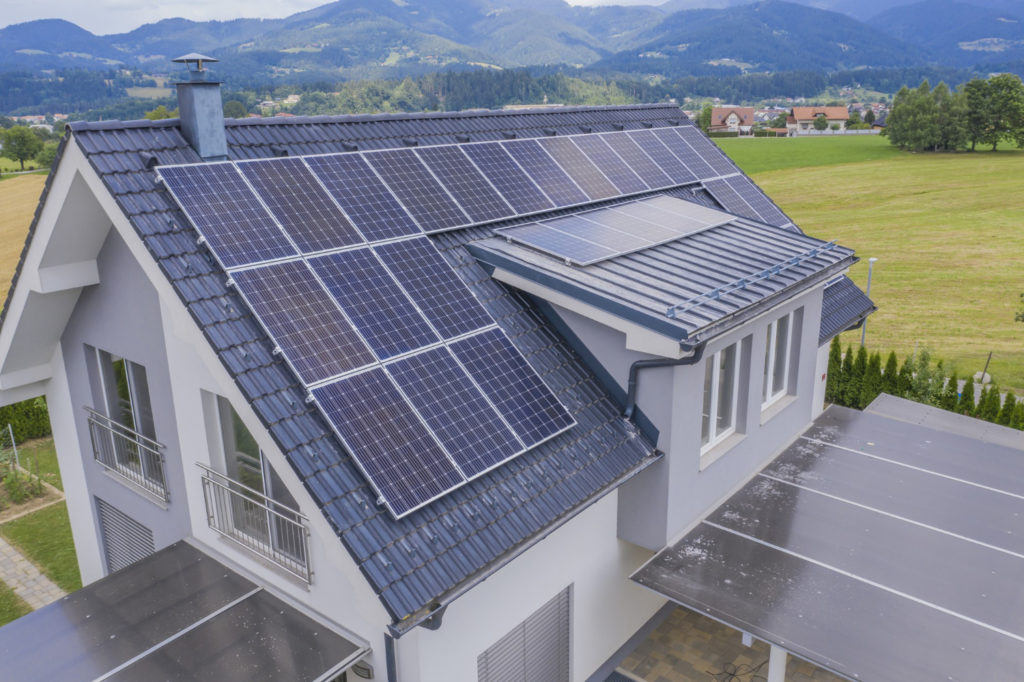 solar panels roof
