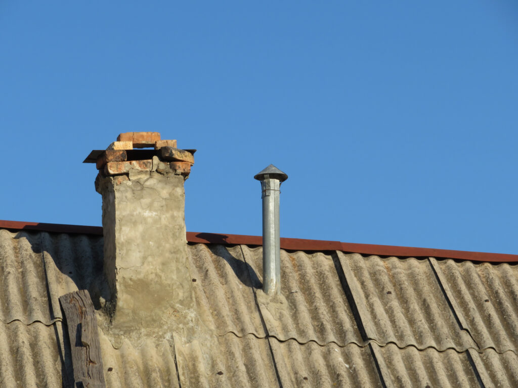 Cracked chimney crowns