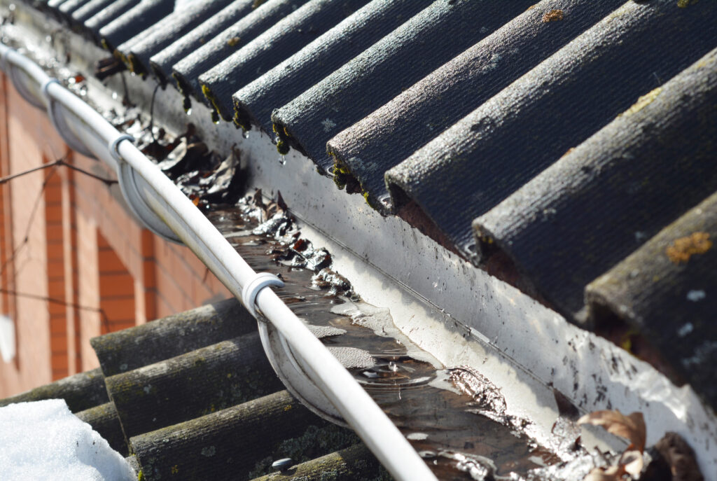 Damaged Gutters and Eaves