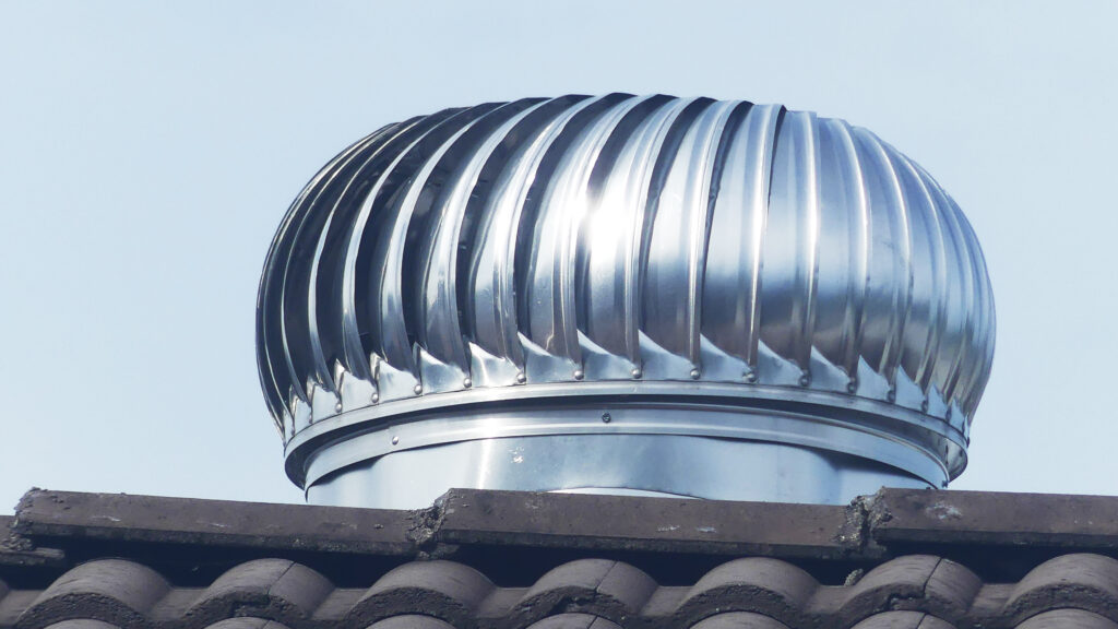Roof ventilation fan installation